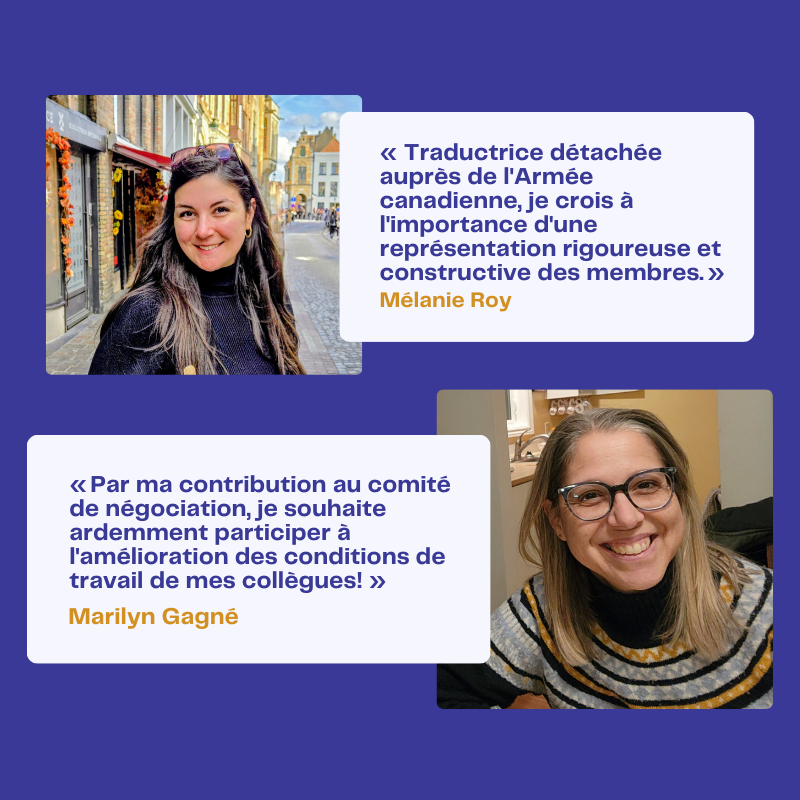 French translation - Mélanie Roy and Marilyn Gagné