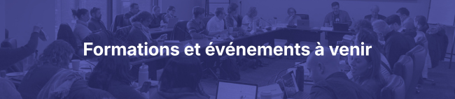 Formations et événements à venir
