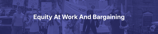Equity at Work and Bargaining