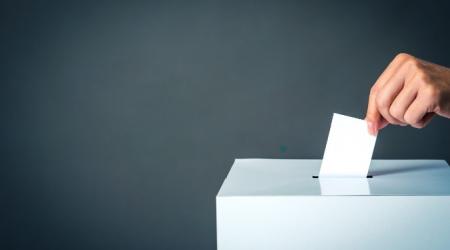 Vote ballot flip