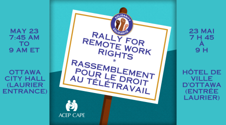 Rally for remote work rights