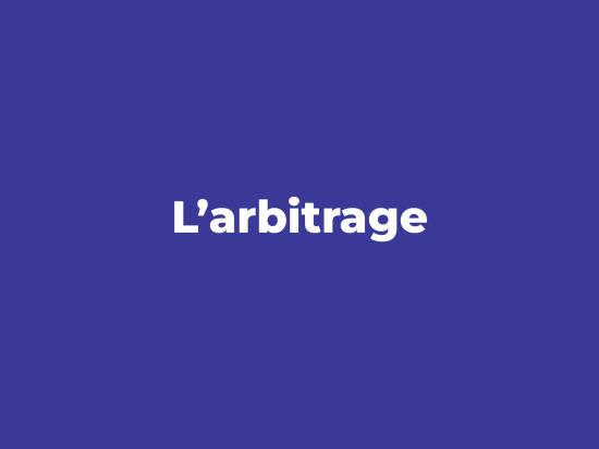 L'arbitrage